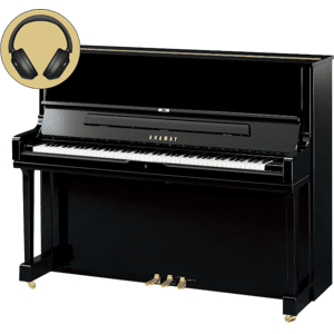 Yamaha YUS1 SH3 PE messing silent piano (zwart hoogglans)