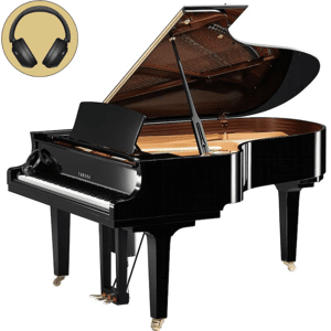 Yamaha D C5X EN PRO PE messing Disklavier vleugel