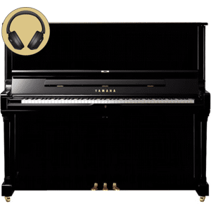 Yamaha SU7 SH3 PE messing silent piano (zwart hoogglans)