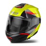 Modulaire Helm Nolan N100-6 Paloma N-Com Geel-Rood-Grijs