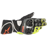 Motorhandschoenen Alpinestars GP Plus R V2 Metaal Grijs-Zwart-Geel-Rood Fluo