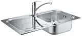 Grohe K300 Eurosmart Spülen-Bundle K300 inkl. Eurosmart Einhand-Spültischbatterie B: 86 T: 50 H: 17,5 cm 31565SD0