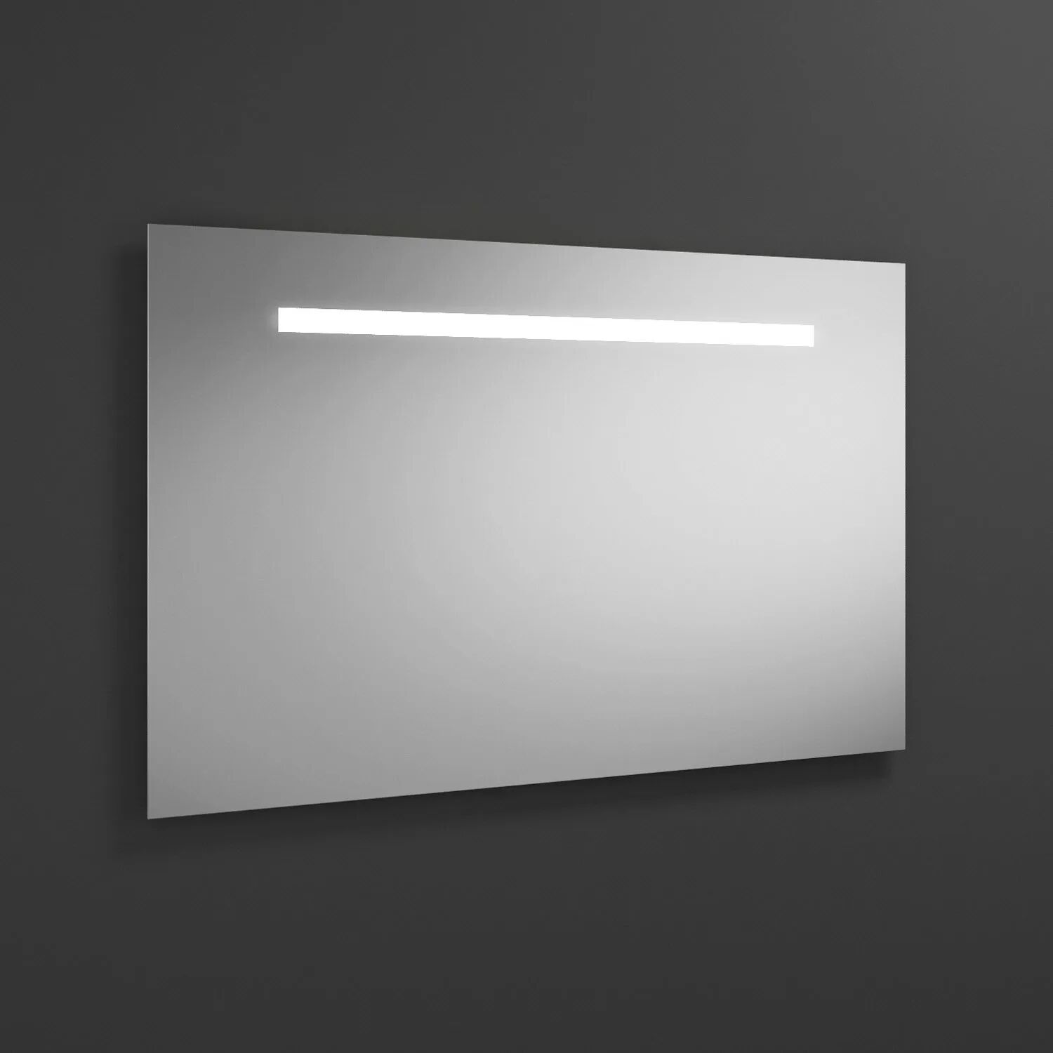 burgbad Eqio Leuchtspiegel mit LED Beleuchtung 100 cm Eqio B: 100 T: 2,6 H: 60 cm alufarbig SIGP100-PN258