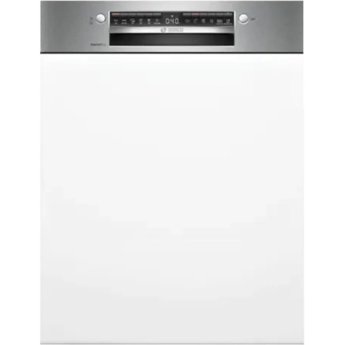 BOSCH SMI4ECS24E Serie 4 inbouw vaatwasser (gedeeltelijk geïntegreerd, 598 mm breed, 42 dB (A), B) RVS