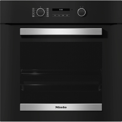 MIELE H 2467 B ACTIEF, inbouwoven (inbouwapparaat, 76 l, 595 mm breed) Zwart