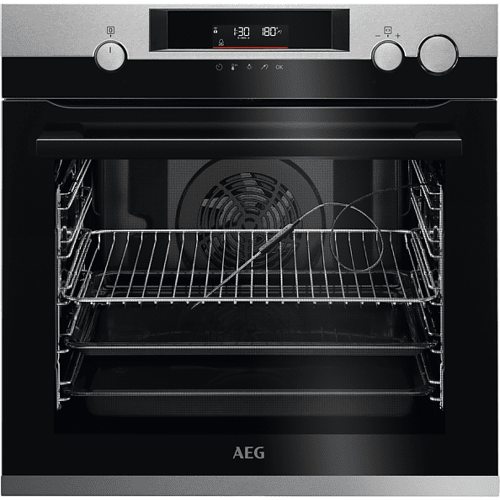 AEG BCO57501V2, stoomoven (inbouwapparaat, 72 liter, 596 mm breed) RVS