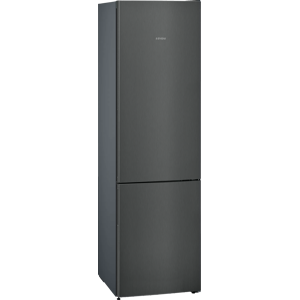 SIEMENS KG39E8XBA iQ500 koelkast met vriezer (B, 119 kWh, 2010 mm hoog, zwart inox-antivingerafdruk) Antraciet