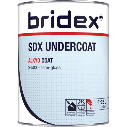 Bridex SDX Undercoat grondverf alkyd 2,5L wit