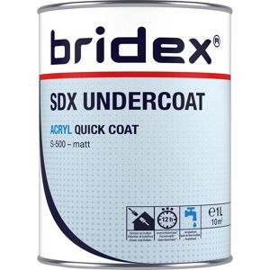 Bridex SDX Undercoat grondverf acryl 1L wit Bridex SDX Undercoat grondverf acryl 1L wit