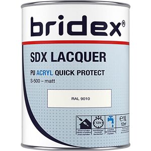 Bridex SDX Lacquer lak acryl 1L RAL 9010 mat Bridex SDX Lacquer lak acryl 1L RAL 9010 mat