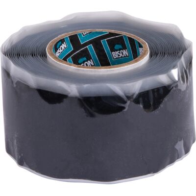 Bison Model Rubber Seal Reparatietape - 3 m x 25 mm - Waterdicht, binnen & buiten Bison Model Rubber Seal Reparatietape - 3 m x 25 mm - Waterdicht, binnen & buiten
