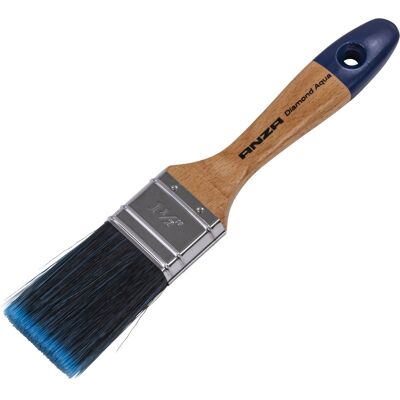 Anza Diamond Aqua platte kwast acryl 1,5"/38mm Anza Diamond Aqua platte kwast acryl 1,5"/38mm