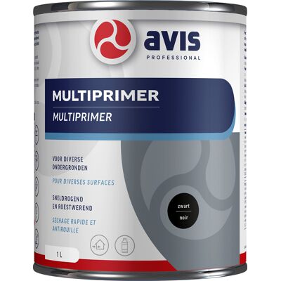 Avis Multiprimer 1L zwart Avis Multiprimer 1L zwart