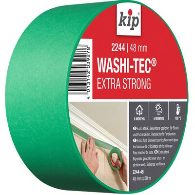 Kip 2244 Washi afplaktape extra sterk 48mmx50m Kip 2244 Washi afplaktape extra sterk 48mmx50m