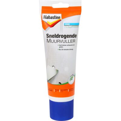 Alabastine sneldrogende muurvuller wit 330gr Alabastine sneldrogende muurvuller wit 330gr