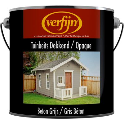 Verfijn Tuin- & Steigerhoutbeits Dekkend 2,5L beton grijs Verfijn Tuin- & Steigerhoutbeits Dekkend 2,5L beton grijs