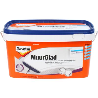 Alabastine muurglad beschadigde muren 5L Alabastine muurglad beschadigde muren 5L