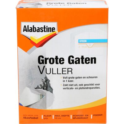Alabastine grote gaten vuller 1kg Alabastine grote gaten vuller 1kg