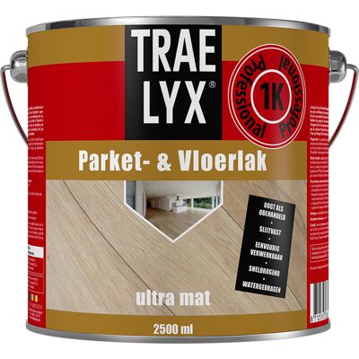 Trae Lyx Parket- & Vloerlak Ultra-mat 2.5L Trae Lyx Parket- & Vloerlak Ultra-mat 2.5L