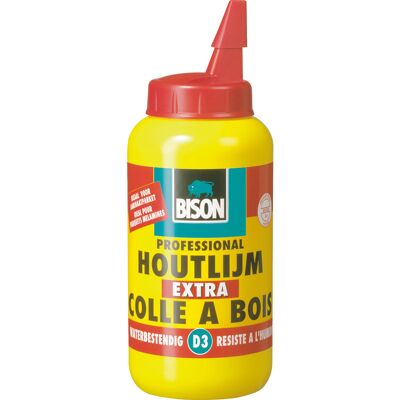 Bison D3 houtlijm extra 750gr Bison D3 houtlijm extra 750gr