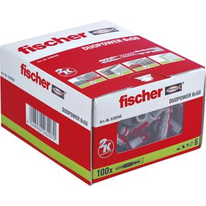 Fischer Duopower pluggen 6x50mm (100 Stuks)