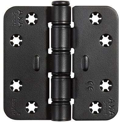 AXA Smart-easyfix scharnier 89x89mm RH zwart AXA Smart-easyfix scharnier 89x89mm RH zwart