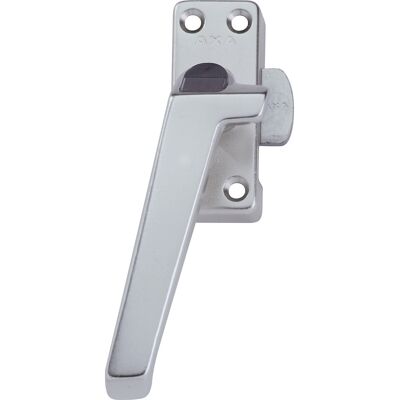 AXA 3308 raamsluiting met drukknop Links aluminium AXA 3308 raamsluiting met drukknop Links aluminium