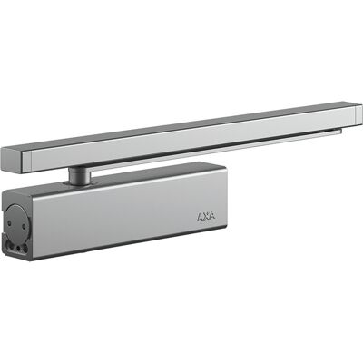AXA deurdranger met glijarm en afdekplaat Max. 1100mm - 80kg grijs AXA deurdranger met glijarm en afdekplaat Max. 1100mm - 80kg grijs