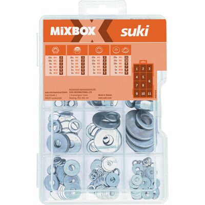 Toolstation Mixbox Medi ringen & moeren 249-delig Toolstation Mixbox Medi ringen & moeren 249-delig