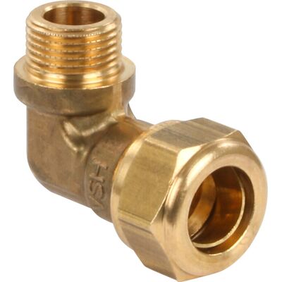 VSH messing knel puntstuk haaks 90deg 3/8"x15mm VSH messing knel puntstuk haaks 90deg 3/8"x15mm
