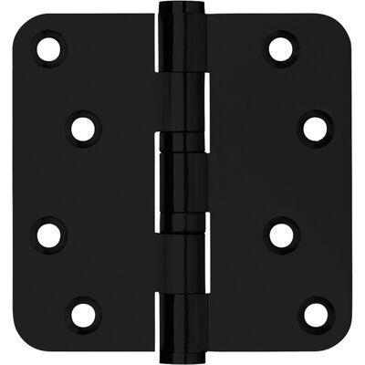 AXA kogellagerscharnier zwart 89x89mm RVS RH AXA kogellagerscharnier zwart 89x89mm RVS RH