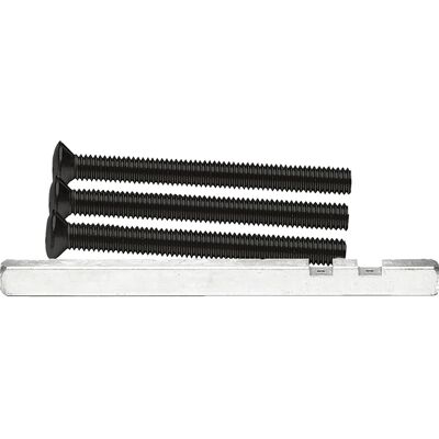 AXA krukstift RVS + bouten M6x60mm zwart (Set) AXA krukstift RVS + bouten M6x60mm zwart (Set)