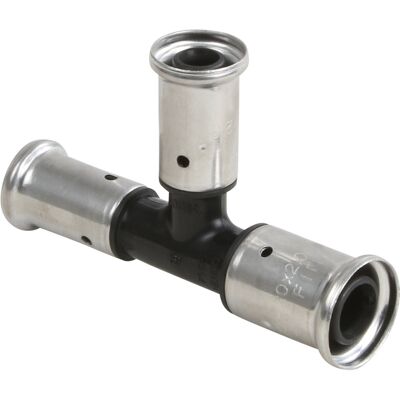 Henco pers T-stuk verloop 20x16x16mm Henco pers T-stuk verloop 20x16x16mm