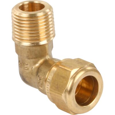 VSH messing knel puntstuk haaks 90deg 3/8"x12mm VSH messing knel puntstuk haaks 90deg 3/8"x12mm