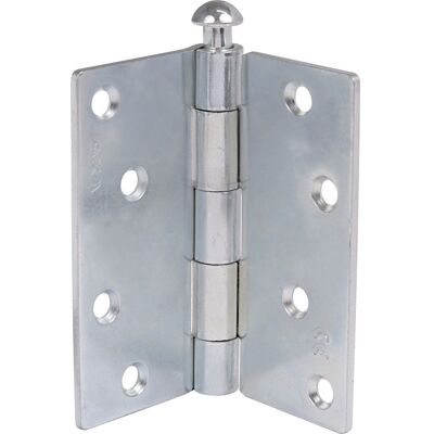 AXA Ronde Stalen Scharnier - 89x89mm - Scharnier AXA Ronde Stalen Scharnier - 89x89mm - Scharnier