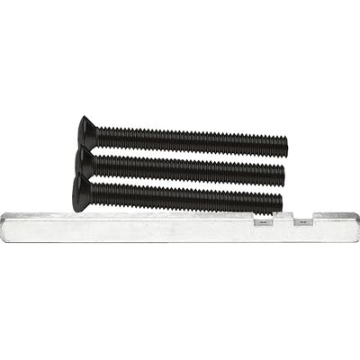 AXA krukstift RVS + bouten M6x50mm zwart (Set) AXA krukstift RVS + bouten M6x50mm zwart (Set)