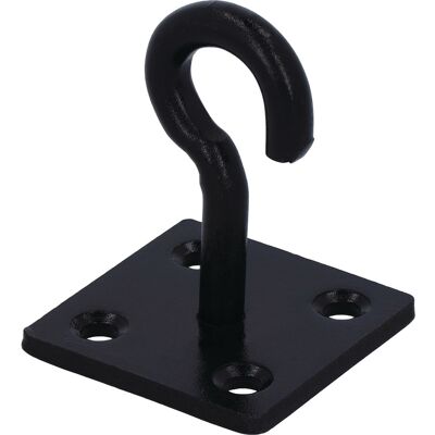 suki Haak op plaat zwart 50x50x5mm suki Haak op plaat zwart 50x50x5mm