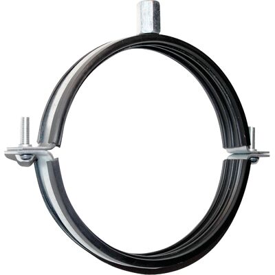 R-Vent Spiraliet beugel met rubber 100mm R-Vent Spiraliet beugel met rubber 100mm
