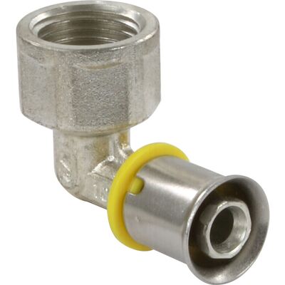 Wavin Tigris gas pers schroefbus haaks 90deg 1/2"x16mm Wavin Tigris gas pers schroefbus haaks 90deg 1/2"x16mm