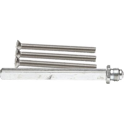 AXA wisselstift RVS + bouten M6x80mm (Set) AXA wisselstift RVS + bouten M6x80mm (Set)