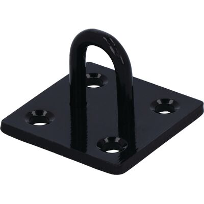 suki dekoog verzinkt Zwart 50x50x5mm* suki dekoog verzinkt Zwart 50x50x5mm*
