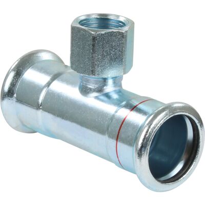 VSH Xpress staal pers T-stuk schroefbus 28x1/2"x28mm VSH Xpress staal pers T-stuk schroefbus 28x1/2"x28mm
