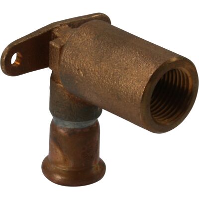 VSH Xpress koper pers muurplaat 1/2"x15mm lang VSH Xpress koper pers muurplaat 1/2"x15mm lang