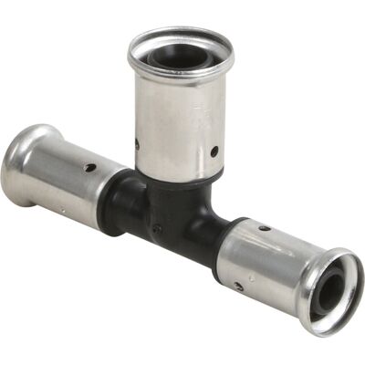 Henco pers T-stuk verloop 16x20x16mm Henco pers T-stuk verloop 16x20x16mm