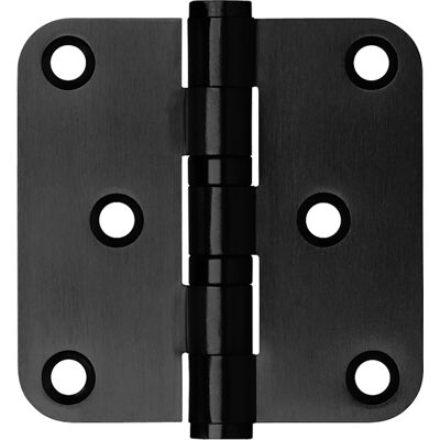 AXA kogellagerscharnier zwart 76x76mm RVS RH AXA kogellagerscharnier zwart 76x76mm RVS RH