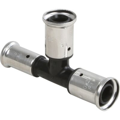 Henco pers T-stuk verloop 20x20x16mm Henco pers T-stuk verloop 20x20x16mm