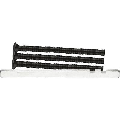 AXA krukstift RVS + bouten M6x90mm zwart* (Set) AXA krukstift RVS + bouten M6x90mm zwart* (Set)