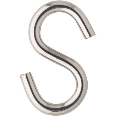 DX S haak RVS 6mm DX S haak RVS 6mm
