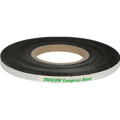 Zwaluw compress band 10mm / voeg 1,5-2,5mm / 12,5m lang Zwaluw compress band 10mm / voeg 1,5-2,5mm / 12,5m lang