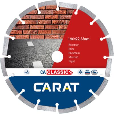 Carat diamantzaag baksteen ca classic Ø230x22,23mm Carat diamantzaag baksteen ca classic Ø230x22,23mm